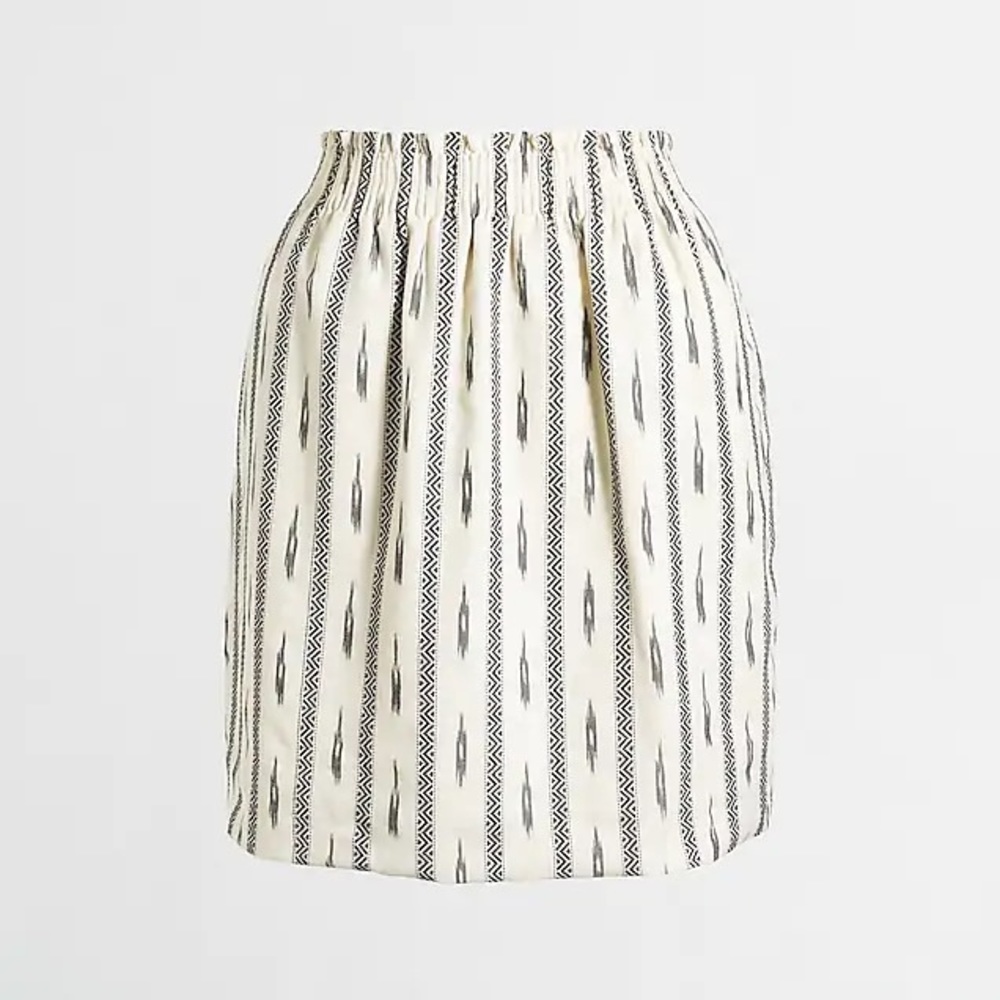 JCrew Cotton Ikat sidewalk skirt
